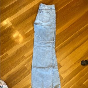 Distressed 90s flares